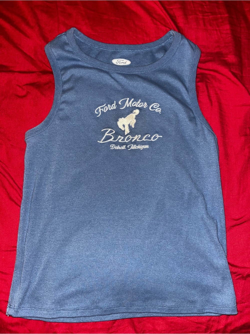 Hybrid Apparel Blue Ford Official Graphic Tank